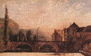 Gustave Courbet Bridge painting